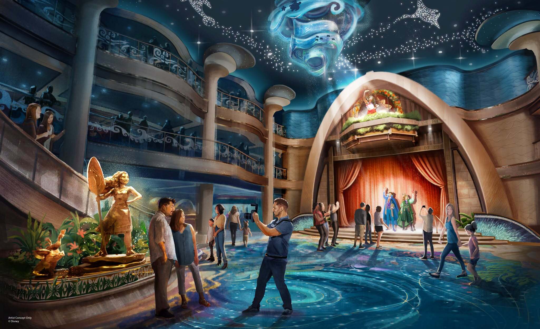 The Grand Hall on the Disney Believe